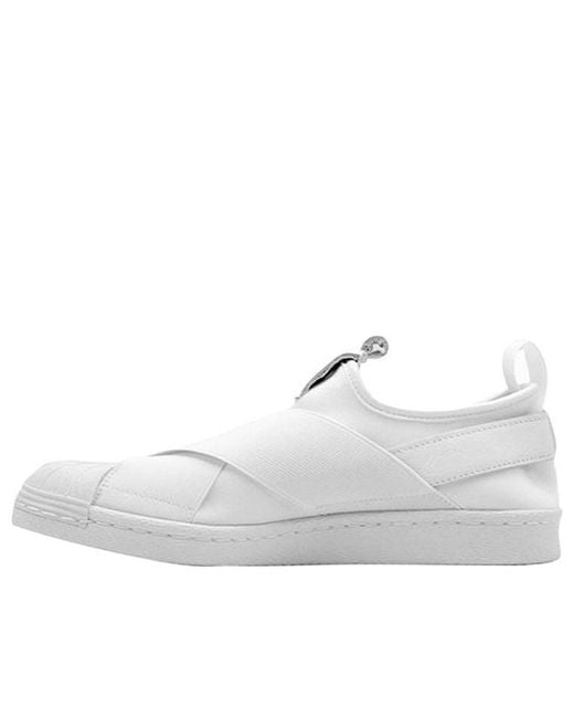 Adidas White (Wmns) Superstar Slip-On