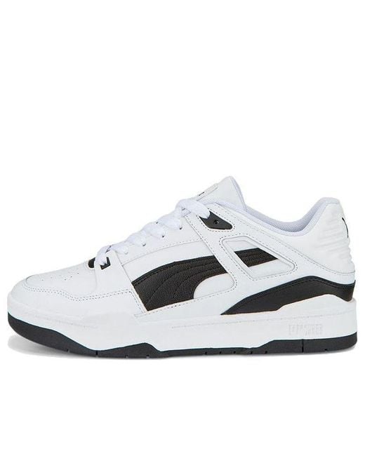 PUMA White Slipstream Leather for men