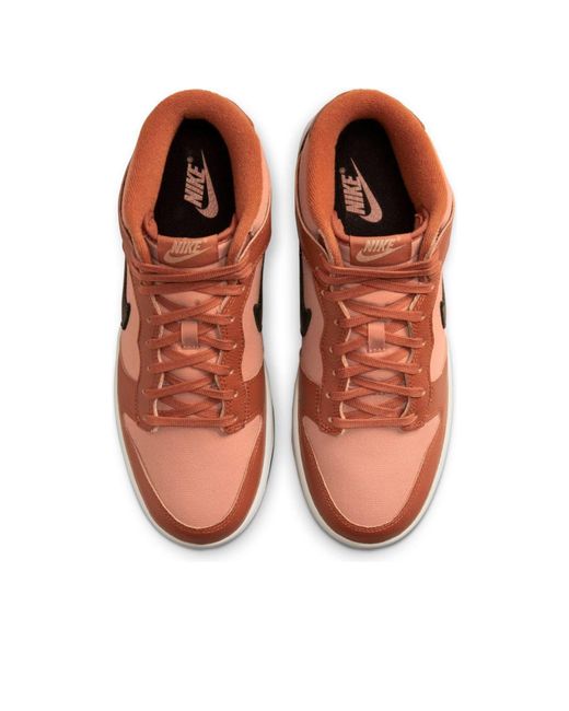 Nike Brown Dunk Mid 'Amber' for men