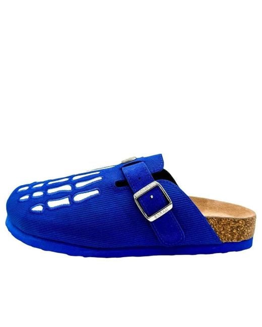 OMNEWYORK Octavious Marks Clog 'Corduroy' in Blue for Men | Lyst