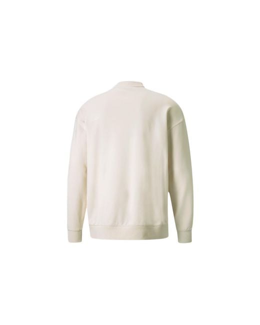 PUMA White Classics High Crew Neck Sweater for men
