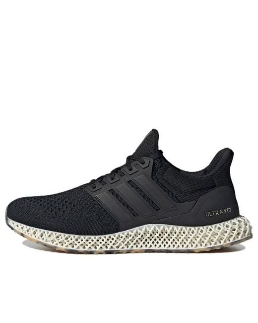 Adidas Black Ultra 4D Running Shoes 'Core' for men