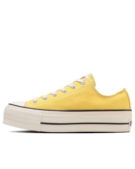 Converse Yellow All Star Lifted Ox 'Egg' for men