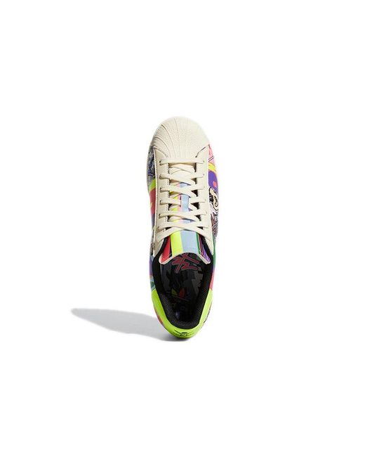 Adidas White Kris Andrew Small X Superstar 'Pride' for men