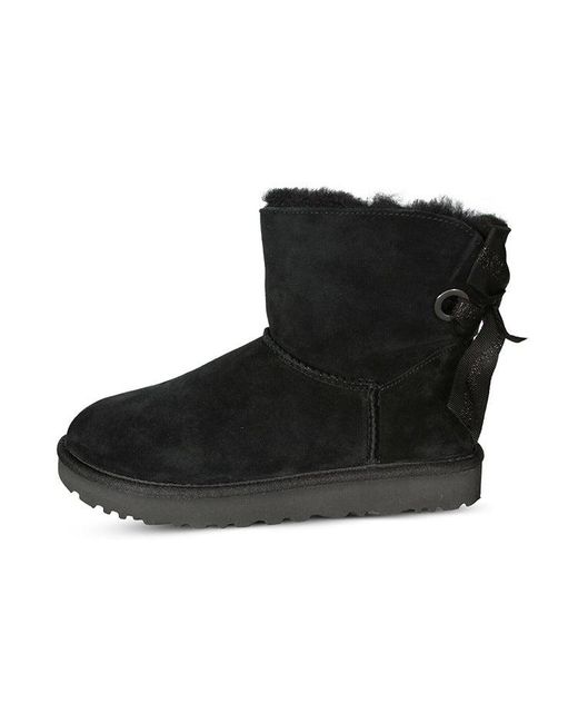 Ugg Black (Wmns) Mini Bailey Bow