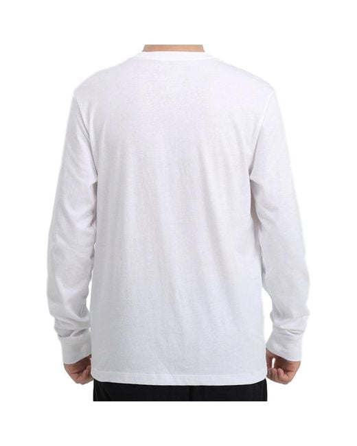 Nike White Sportswear Causual Sports Long Sleeve for men