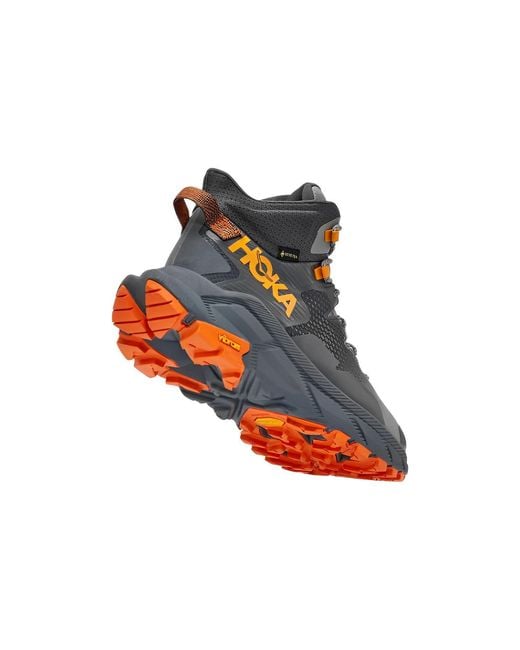 Hoka One One Blue Trail Code Gore-Tex 'Castlerock Persimmon' for men