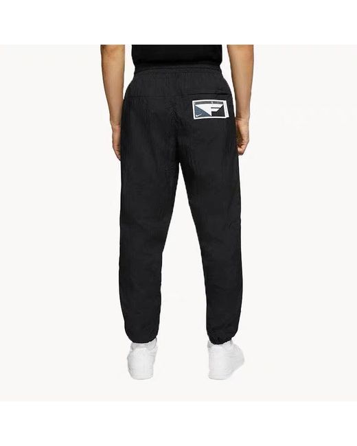 Nike Black Flight As M Nk Flight Pant Colorblock Basketball Sports Long Pants for men