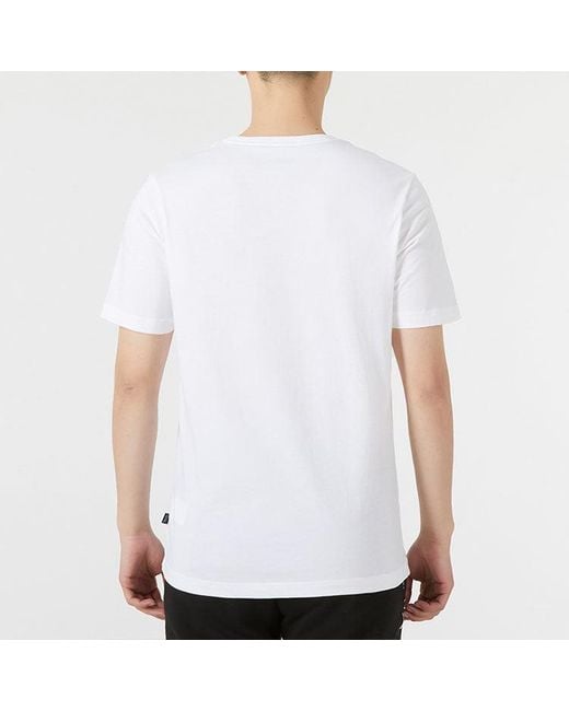 PUMA White Essentials Logo T-Shirt for men