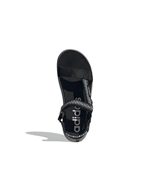Adidas Black Comfort Sandal 'Core' for men