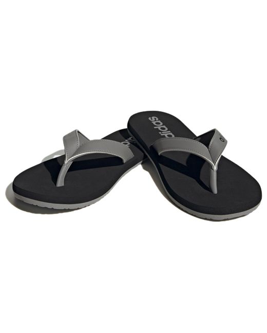 Adidas Black Eezay Flip-Flops for men
