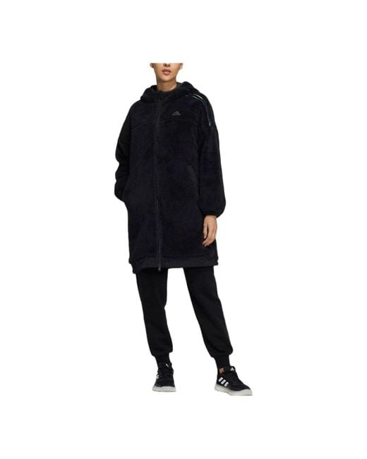 Adidas Black Str Fleece Sports Jacket for men
