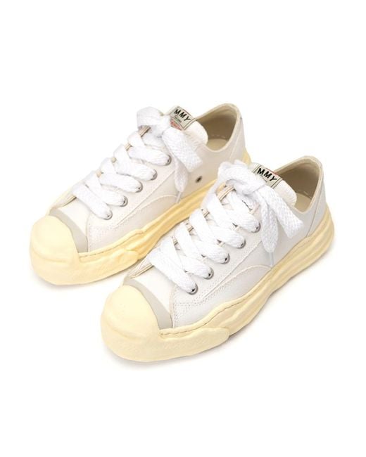 Maison Mihara Yasuhiro White Hank Vl Og Sole Canvas Low-Top Sneaker for men