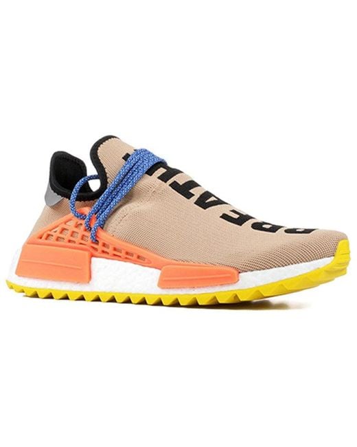Adidas Blue X Pharrell Nmd Hu Trail 'Pale Nude' for men