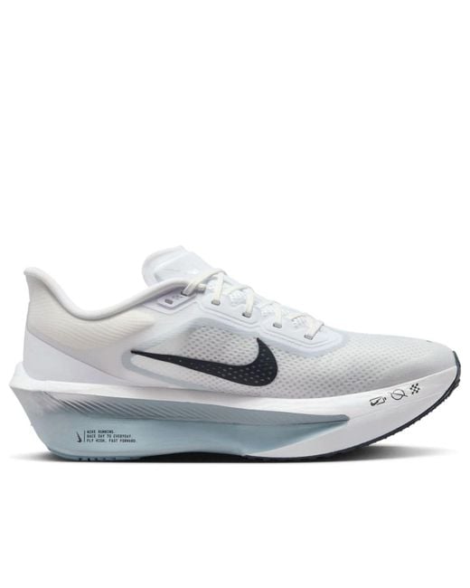 Nike White Zoom Fly 6 Pure Platinum Obsidian Mist Gridiron' for men