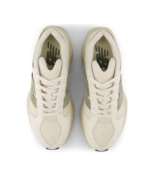 New Balance White Wrpd Runner 'Linen Dark Olivine' for men