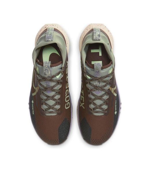 Nike Brown React Pegasus Trail 4 Gtx for men