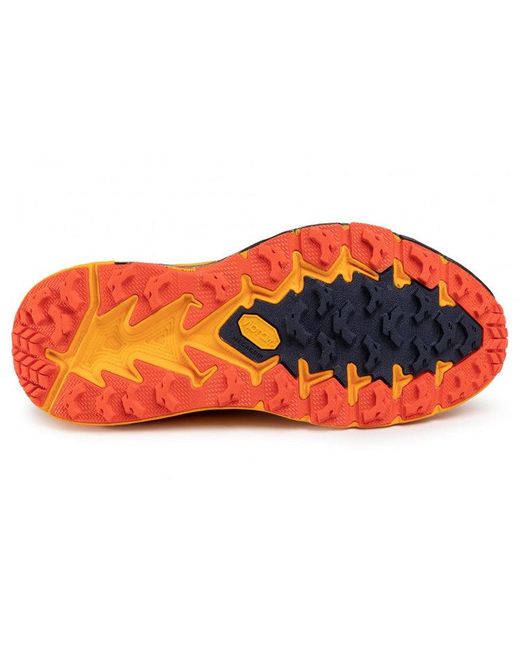 Hoka One One Orange Speedgoat 4 Fusion Iris' for men