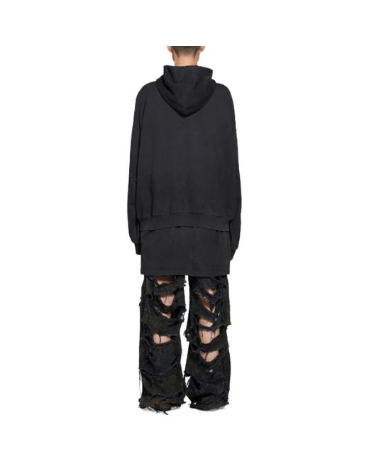 Balenciaga Blue Diy College Hoodie