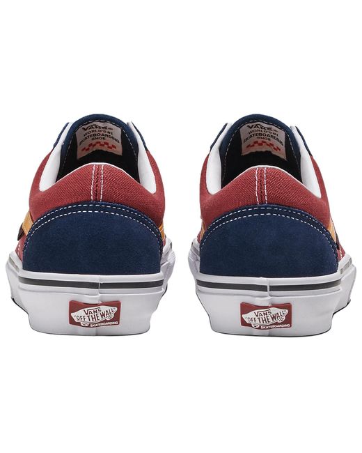 Vans Blue Old Skool Burgundy' for men