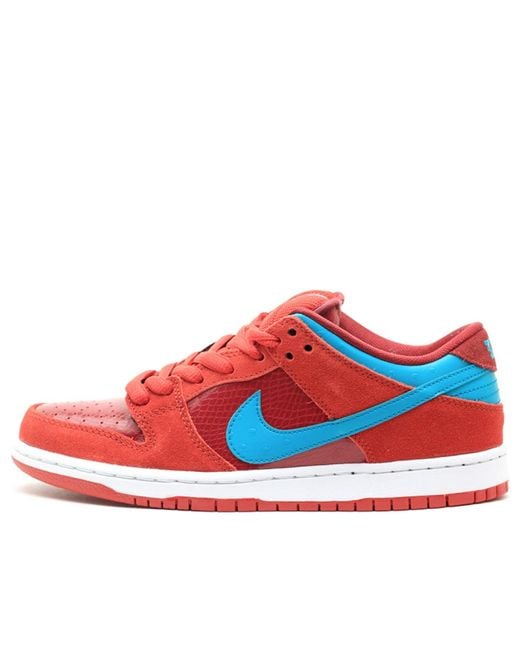 Nike Red Sb Dunk Low Pro 'Brickhouse Turbo' for men