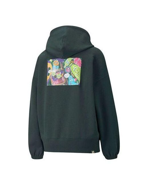 PUMA Green (Wmns) Downtown Graphic Hoodie