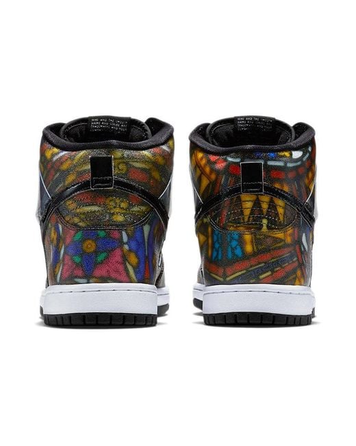 Nike Black X Concepts Sb Dunk High 'Stained Glass' for men