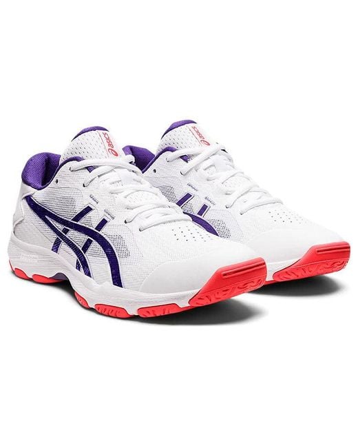 Asics White (Wmns) Gel-Netburner Academy 9 Basketball Sneakers