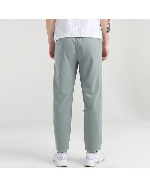 Nike Blue Team Woven Tattingcasual Long Pants for men