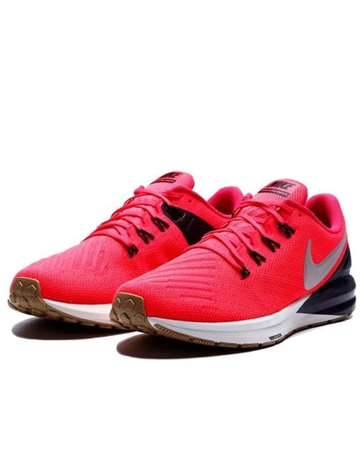 Nike Red Air Zoom Structure 22 Orbit' for men