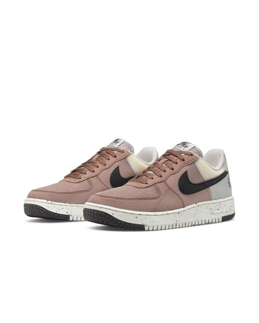 Nike Brown Air Force 1 Crater 'Move To Zero for men