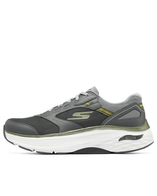Skechers Gray Max Cushioning Arch Fit for men