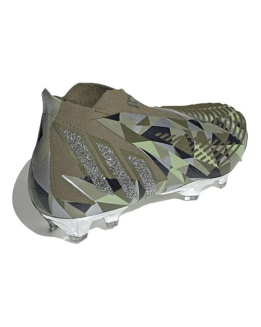 Adidas Green X Swarovski Predator Edge+ Fg 'Focus Crystal' for men