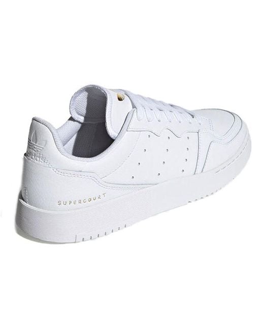 Adidas White Supercourt Metallic' for men