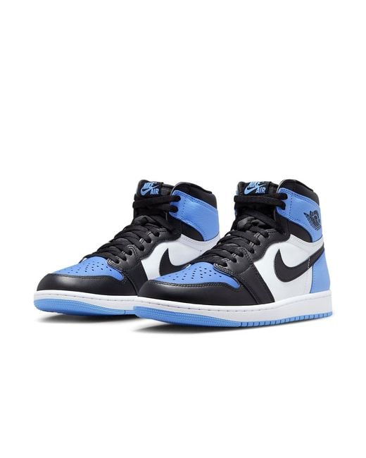 Nike Blue 1 Retro High Og 'unc Toe' for men