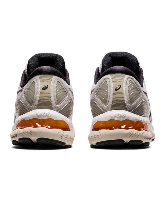 Asics White Gel-Nimbus 23 Oyster' for men