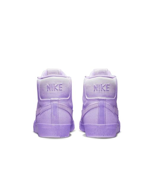 nike blazer high mens purple