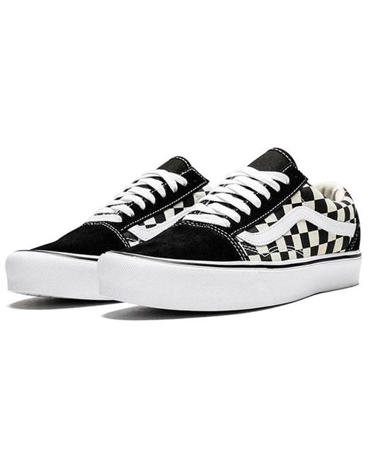Vans Black Old Skool Lite 'Checkerboard' for men