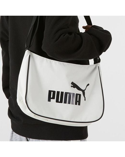 PUMA Black Core Base Shoulder Bag for men