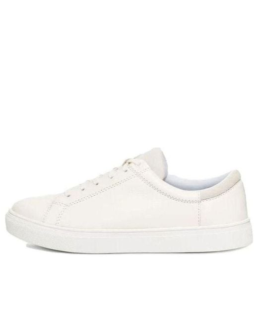 Ugg White Baysider Low Weather Shoe Leather' for men