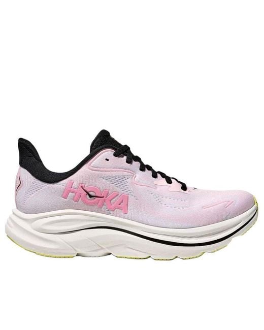 Hoka One One White (Wmns) Clifton 10 'Carnation Starlight Glow'
