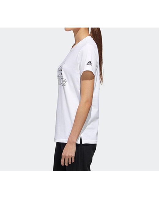 Adidas White (Wmns) Panda Bos Tee Sports Stylish Short Sleeve T