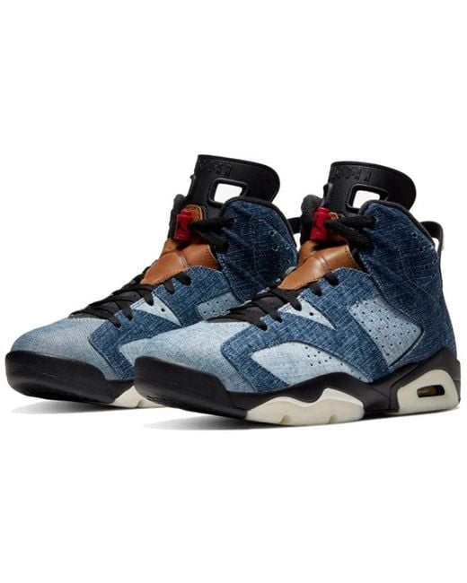 Nike Blue 6 Retro 'Washed Denim' for men