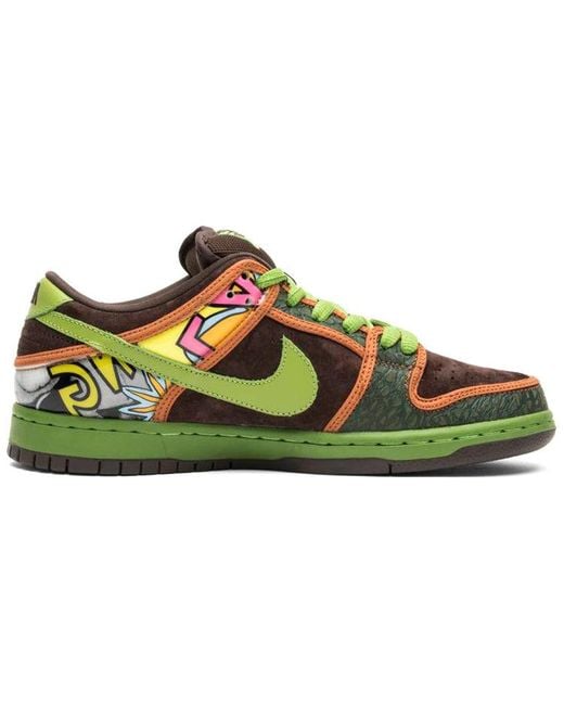 Nike Green Sb Dunk Low Prm Dls Qs "de La Soul" Shoes for men