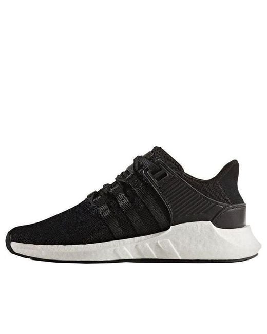 Adidas Black Eqt Support 93/17 'Milled Leather' for men