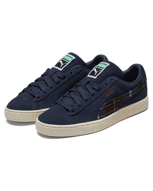 PUMA Blue Suede Classic Flannel Sneakers for men