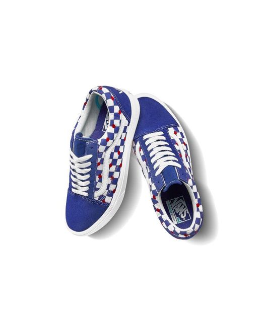 Vans Blue Comfycush Old Skool 'Autism Awareness' for men