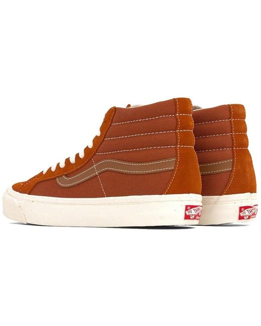 Vans Brown Og Sk8-Hi Lx 'Rust' for men