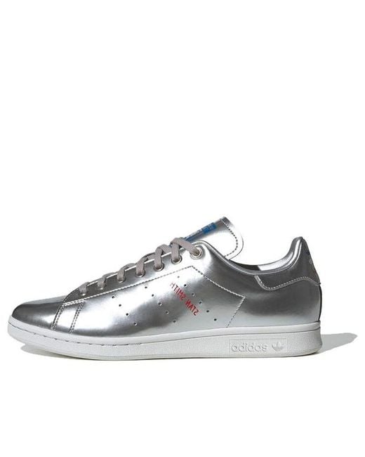 adidas Originals Stan Smith 'silver Metallic' in Gray for Men | Lyst