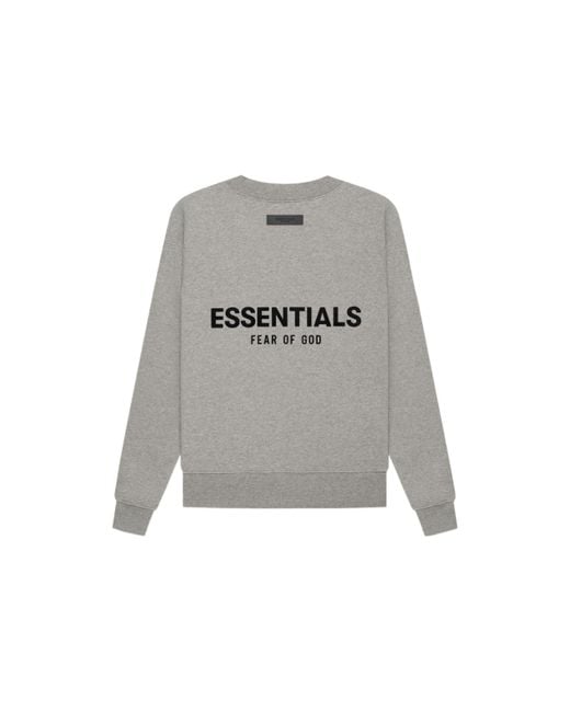 Fear Of God Gray Fw22 Crewneck 'Dark Oatmeal' for men